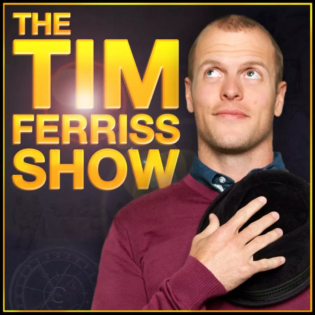 The logo for The Tim Ferriss Show, a top podcast for deconstructing world-class performers