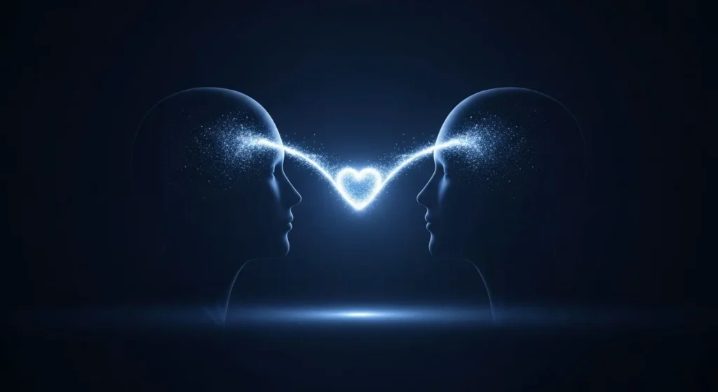 A conceptual image representing social awareness and empathy, a key part of increasing your emotional intelligence.